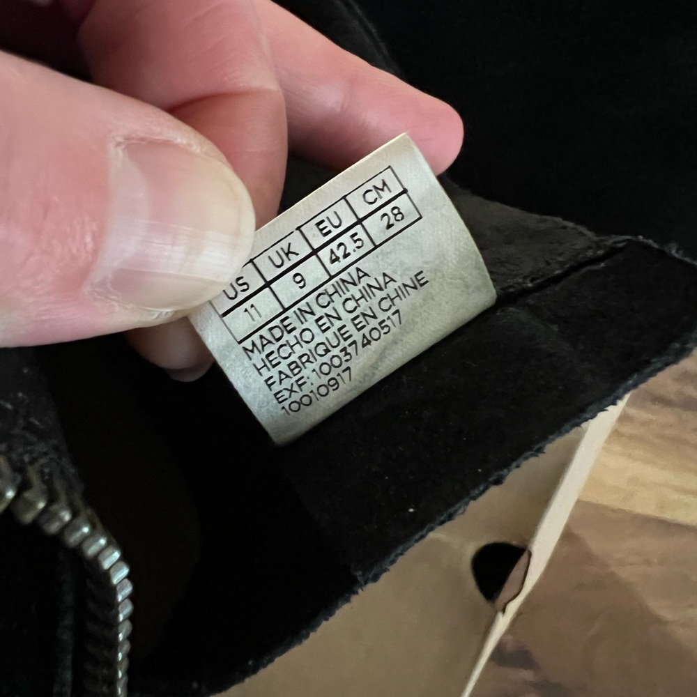 TOMS Black Suede Leila Ankle Booties - Picture 6 of 7